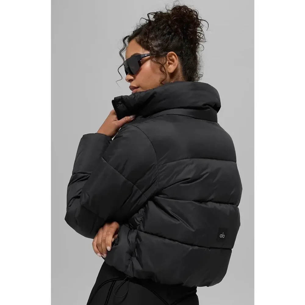 Alo Yoga Gold Rush Puffer in Black Size Medium - Picture 2 of 9